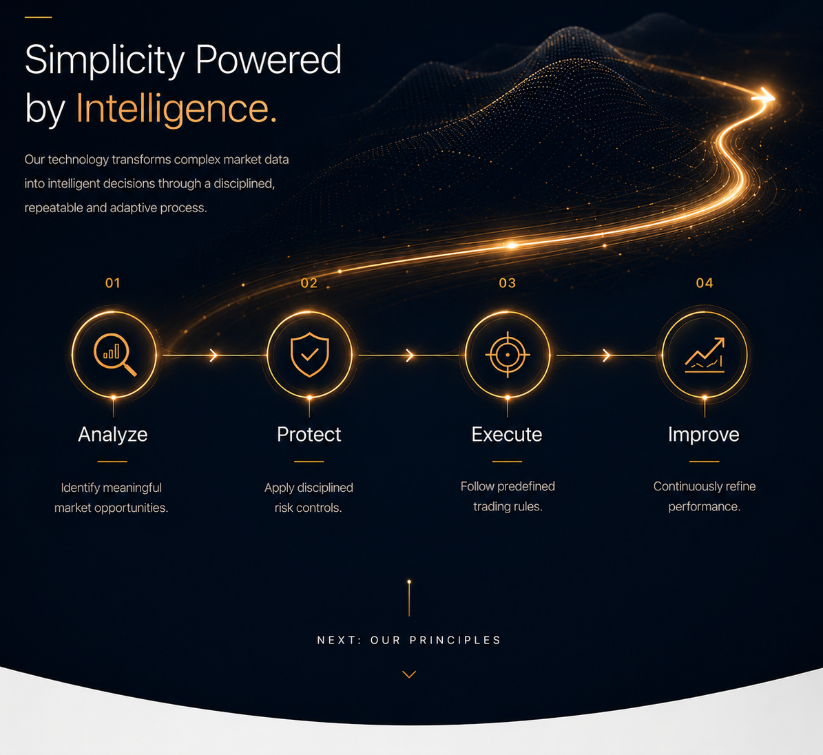 Billionaire EA technology process: Analyze, Protect, Execute and Improve