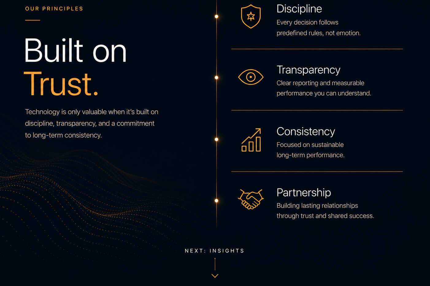 Billionaire EA principles: discipline, transparency, consistency and partnership